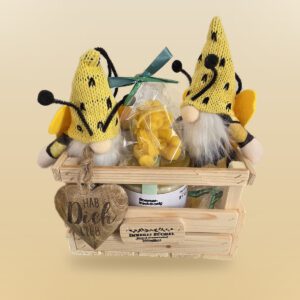Bienen-Duo Sommertracht – handgemachte Honig-Geschenkkiste der Imkerei Büchel Rostock