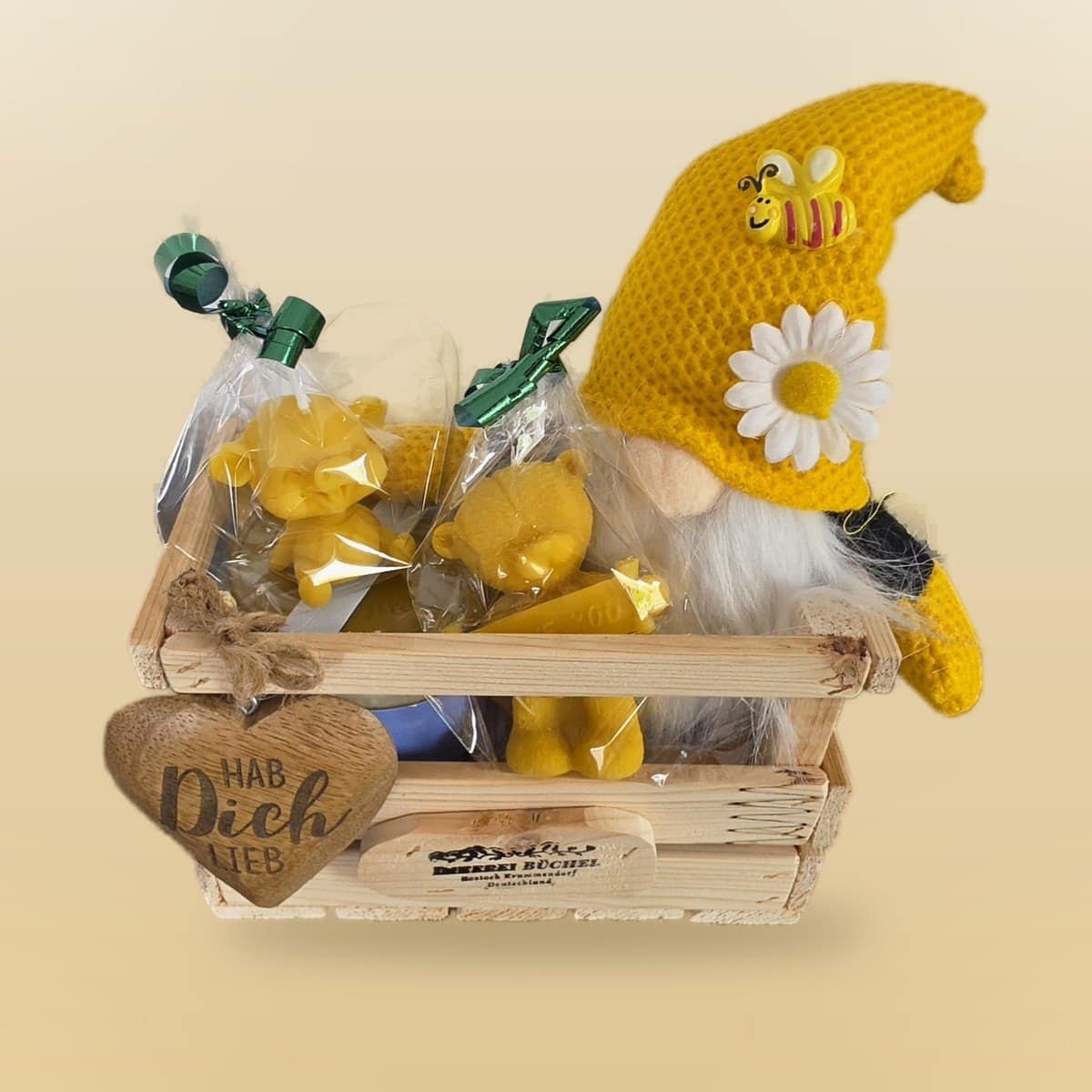 Wichtel-Kiste Obstblüte – handgemachte Honig-Geschenkkiste der Imkerei Büchel Rostock