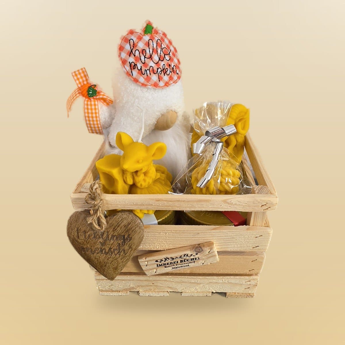 Herbst-Wichtel Großset – handgemachte Honig-Geschenkkiste der Imkerei Büchel Rostock