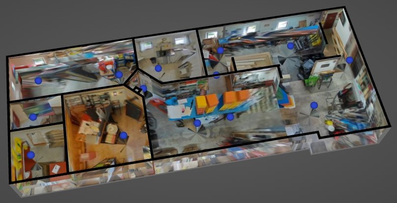 3D-Grundriss der Imkerei Büchel – separater 230-m²-Fachbetrieb mit Schleuderraum, Honiglager und Werkstatt in Rostock-Krummendorf